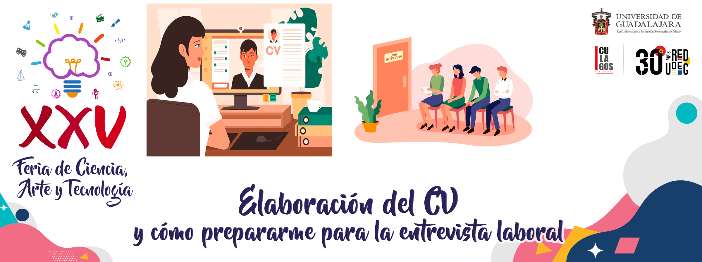 Banner - Taller: Elaboración del CV y cómo prepararme para la entrevista laboral