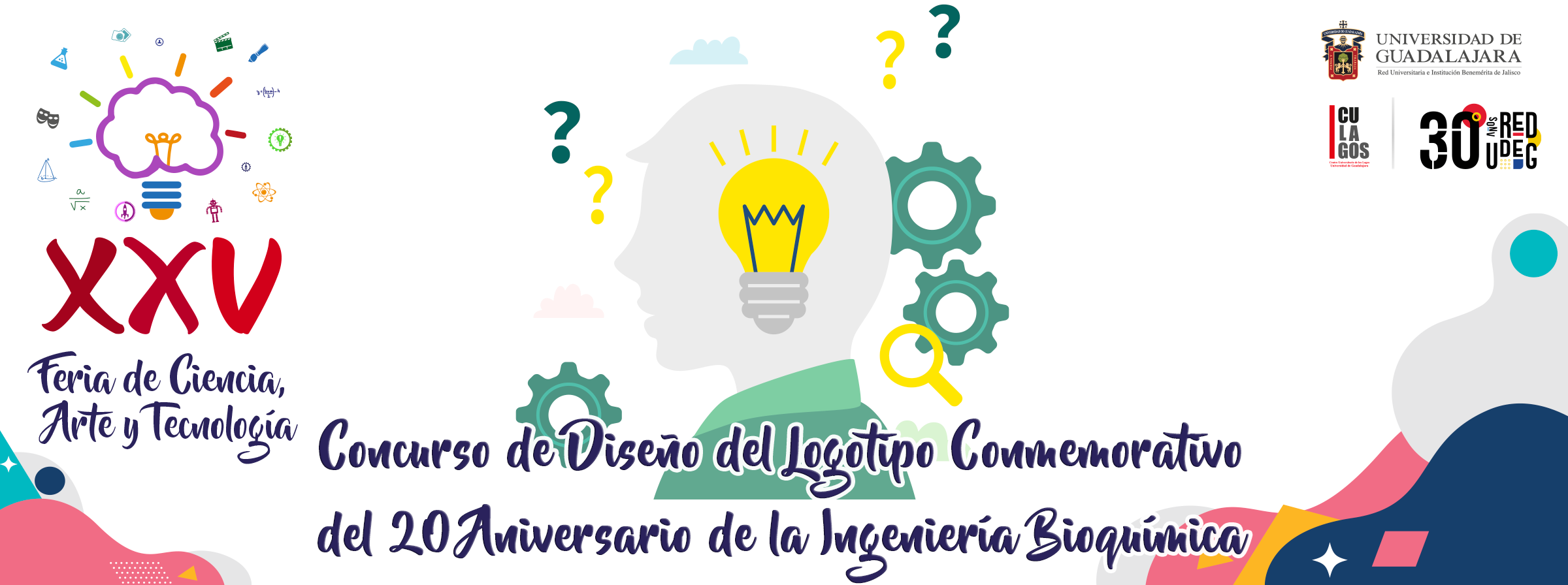 Banner - Concurso de Diseño del Logotipo Conmemorativo del 20 Aniversario de la Ingeniería Bioquímica