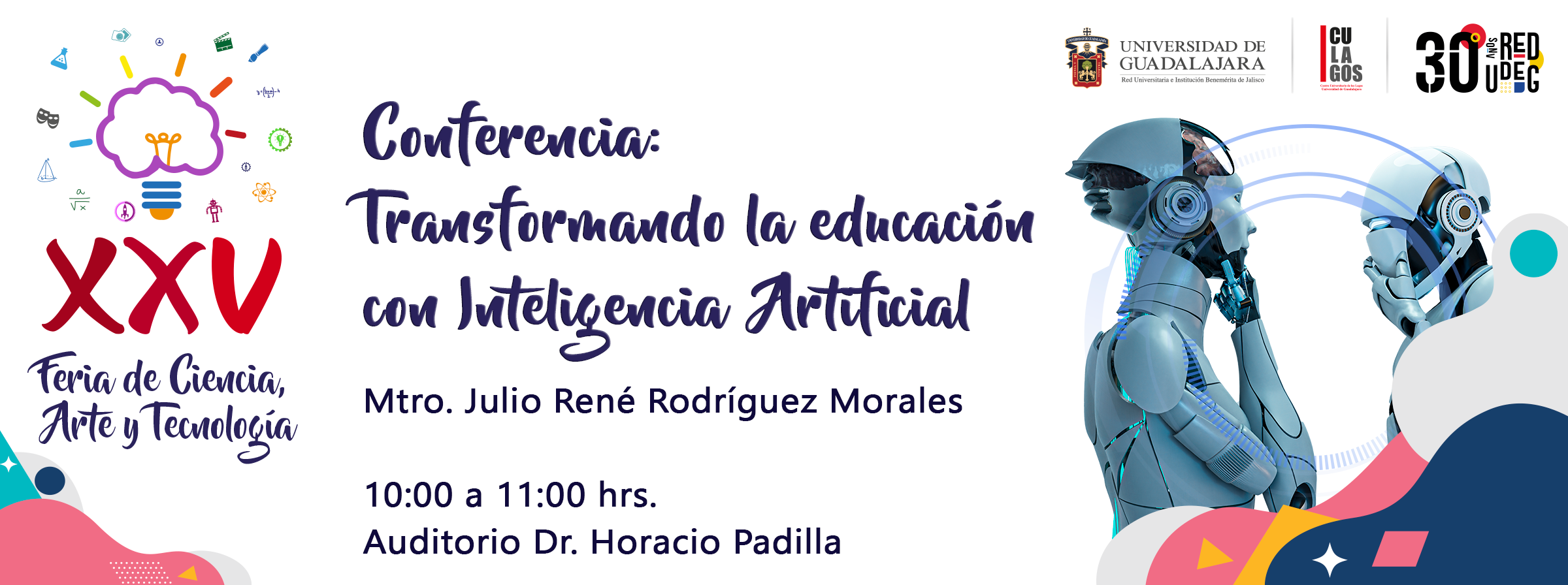 Banner - Conferencia: Transformando la educación con Inteligencia Artificial