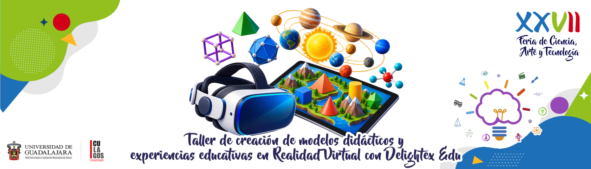 Banner - Taller de creación de modelos didácticos y experiencias educativas en Realidad Virtual con Delightex Edu
