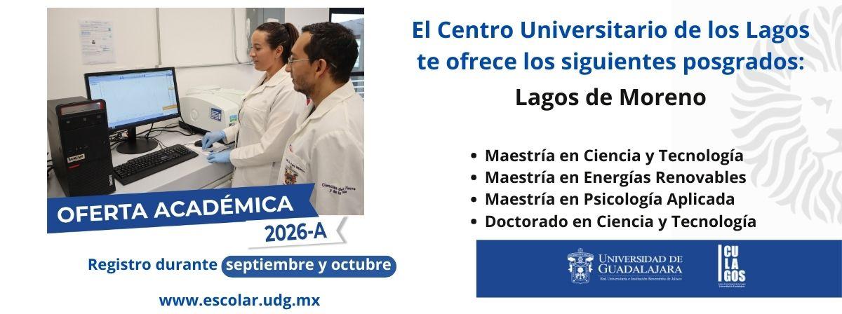 Oferta de posgrados Lagos de Moreno