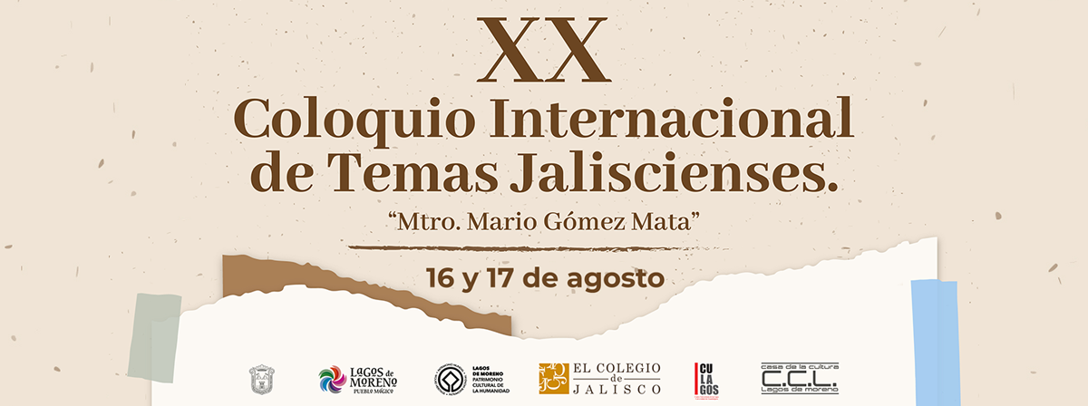 Banner - XX Coloquio Internacional de Temas Jaliscienses
