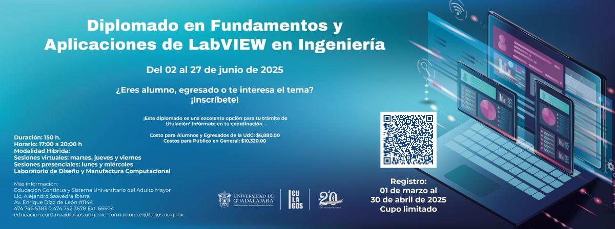 Banner - Diplomado en Fundamentos y Aplicaciones de LabVIEW en Ingeniería