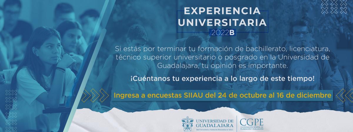 Banner Cuestionario Experiencia Universitaria: Evalúa tu proceso