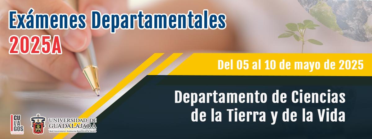 Exámenes Departamentales 2025A - DCTV