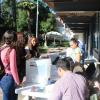 Los estudiantes acudieron a votar en las urnas electrónicas