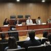Autoridades del CULagos dando la bienvenida a comité de evaluadores